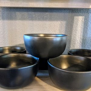 Hearth and Hand Black Bowls - set of 4